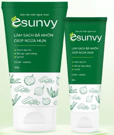 Sữa rửa mặt ngừa mụn Esunvy – Tuýp 150g
